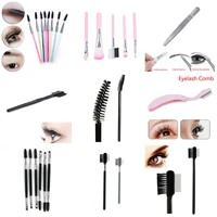 5pcs1pcs eyelashes blush elegant bleached mental eye shadow brush professional styling tools double head makeup brrush