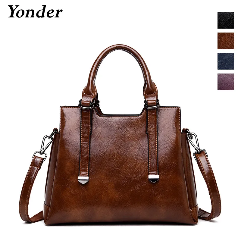Yonder, натуральная кожа, сумка на плечо, женские сумки, дизайнерская ретро сумка, тоут, модные женские сумки через плечо, высокое качество, женская