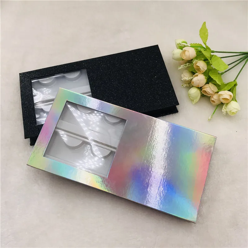 Пользовательские пустые 4 пары ресниц книга 5D 25 мм норковые ресницы | Красота и