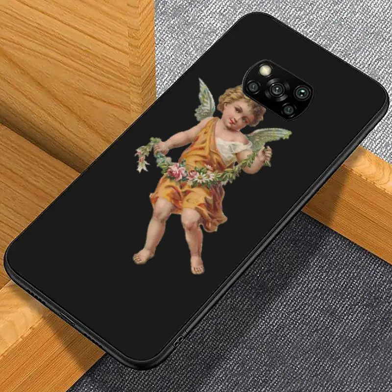 

angel Phone Case For Xiaomi Mi Redmi Note 7 8 9 pro 8T 9T 9S 9A 10 Lite pro