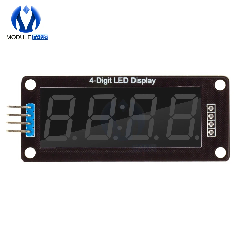 TM1637 светодиодный Дисплей модуль для Arduino 4 значный 7 сегментный 0 56 дюймов учета