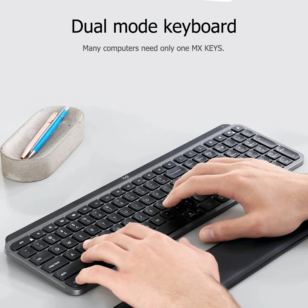 Logitech MX Keys Wireless/Bluetooth Keyboard 2.4GHz Dual Mode Backlight Rechargeable Easy-Switch Home Office | Компьютеры и офис