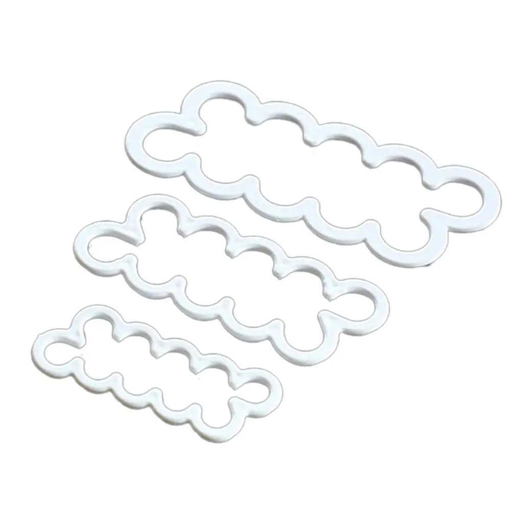 3 шт цельная помадка в форме розы Форма для торта сахарная кожура печать высечки