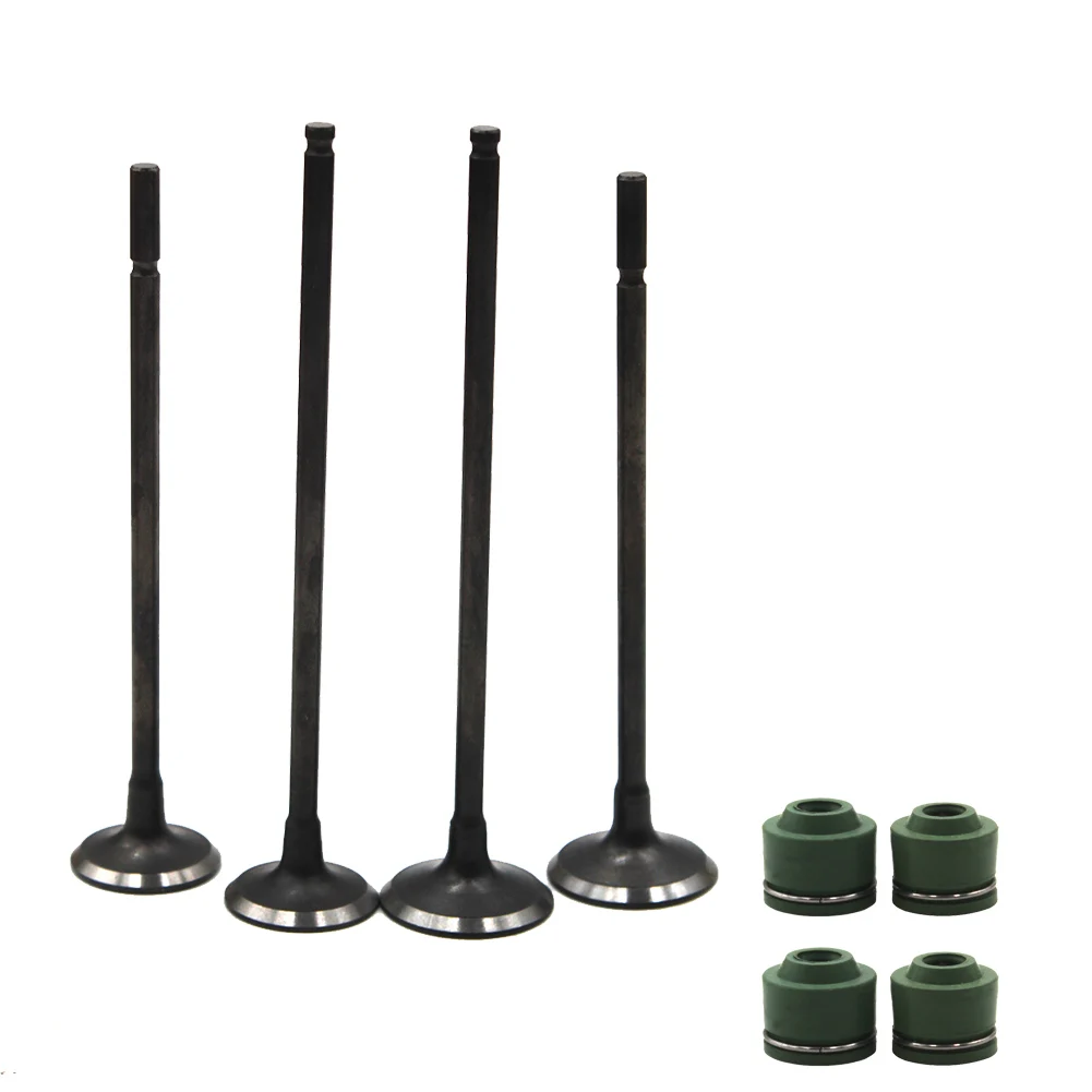 2/8 пар деталей двигателя мотоцикла Впускной Выпускной клапан комплект стержней