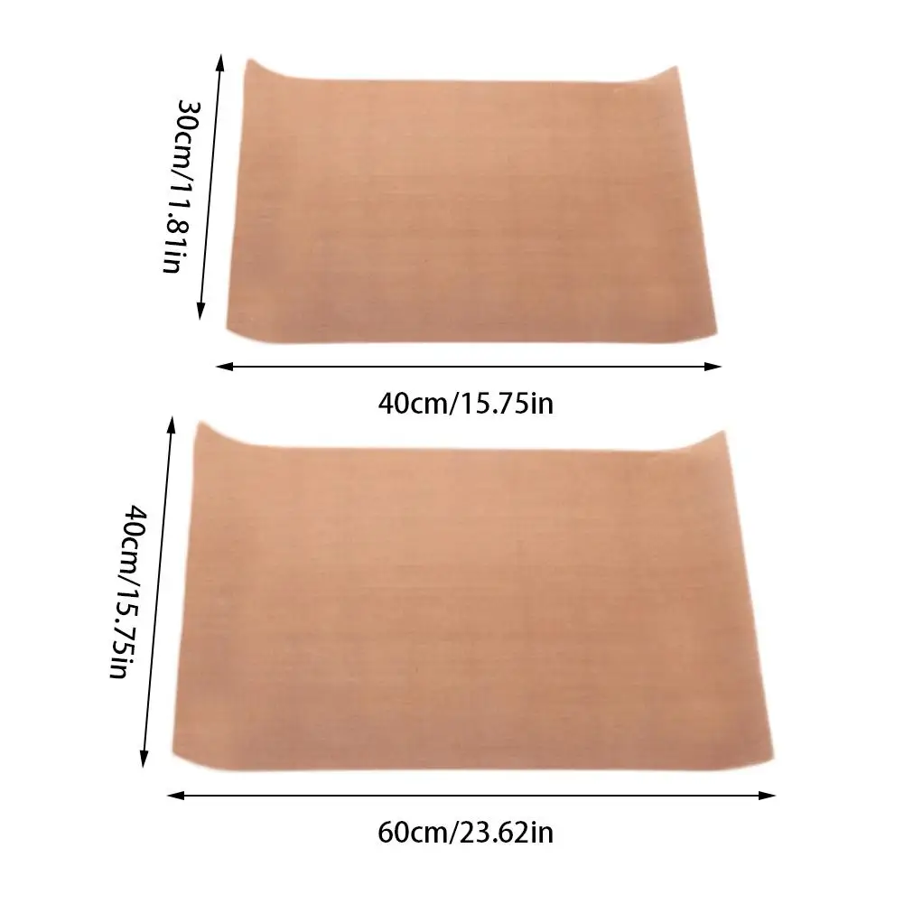 Тефлоновый горячий пресс многоразовый коврик для выпечки антипригарный процесс