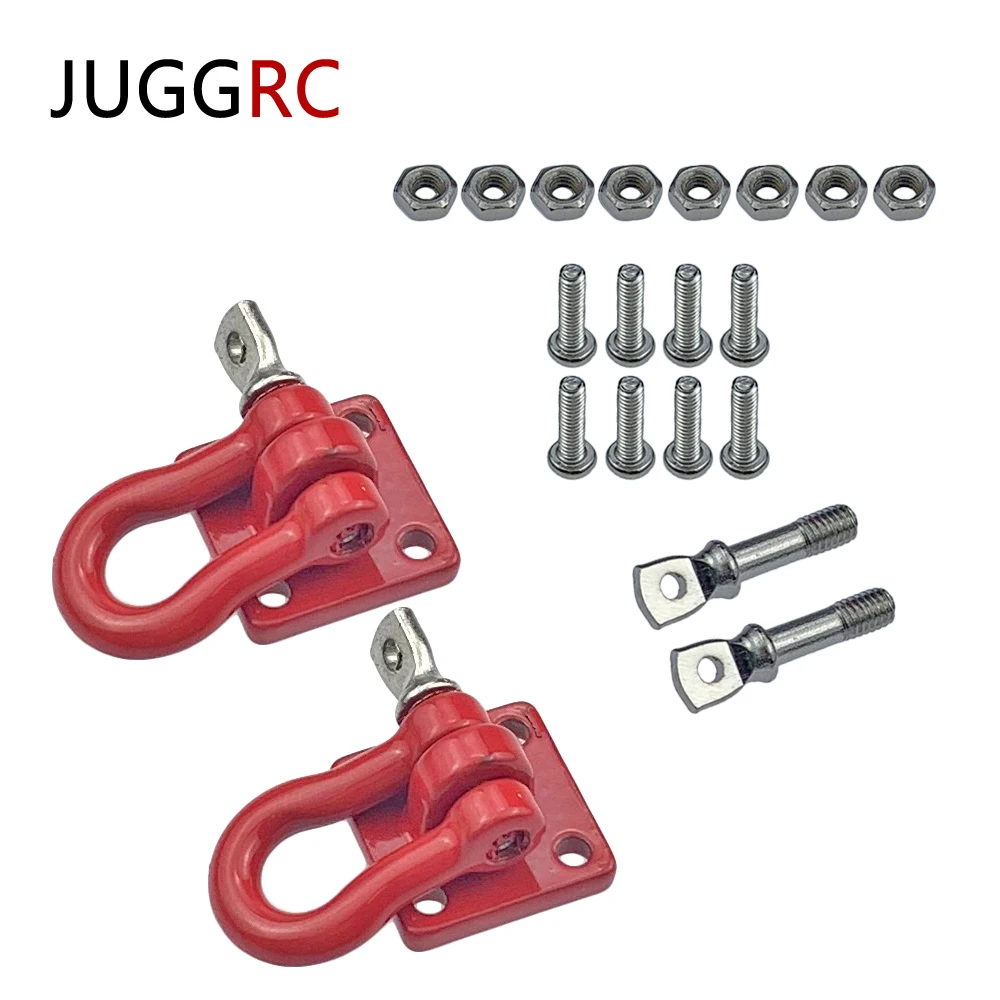 1/10 аксессуары металлический буксировочный крюк для Axial Wraith Scx10 90046 90047 D90 D110 Tf2 Tamiya