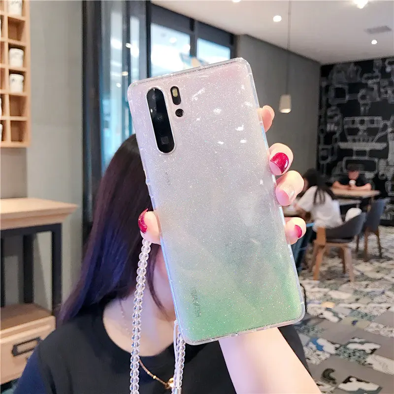 Для Samsung Galaxy Note 10 Plus 5G Note10 9 8 S10 S9 S8 + чехол с градиентным блеском блестящая Звезда