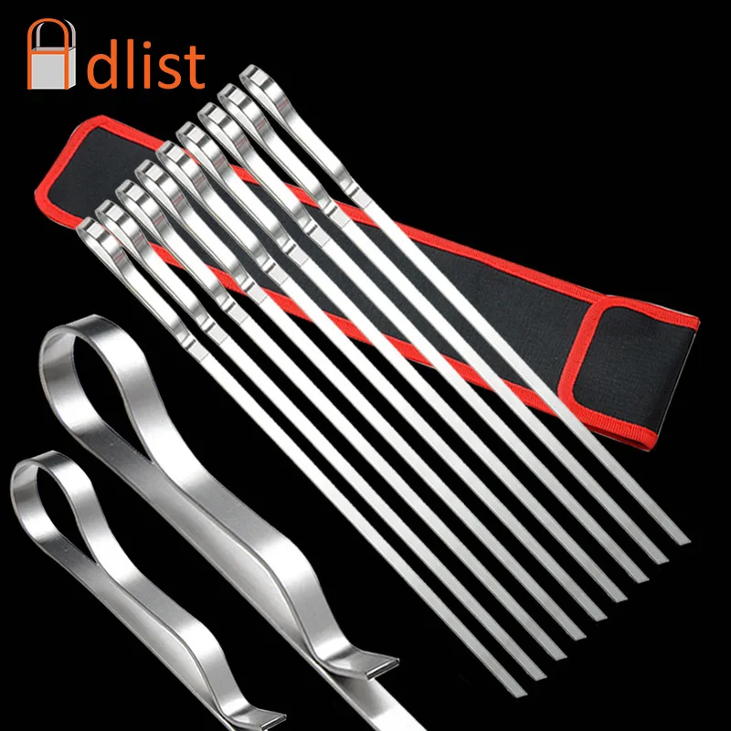 43 см для ухода за ребенком мам/16 93 &quot6 шт. дял шашлыка Нержавеющая сталь плоский