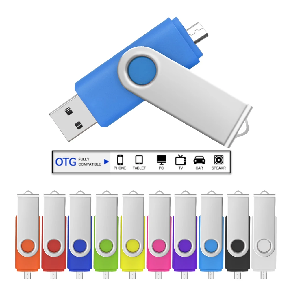 

Флеш-накопитель USB 2,0 OTG, 64 ГБ, 32 ГБ, 16 ГБ, 8 ГБ, 4 Гб