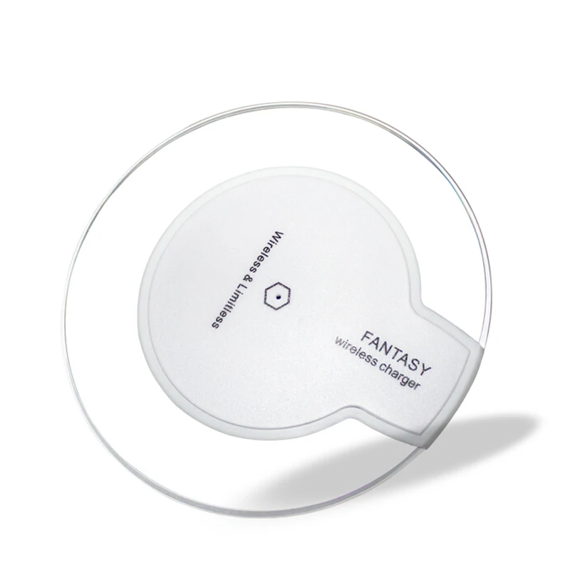 White Charger Only Беспроводное зарядное устройство для зарядки, Индукционное USB зарядное устройство для Apple iPhone 8 Plus/X для samsung Galaxy S8/S8 Plus Note 8 - Тип штекера: White Charger Only