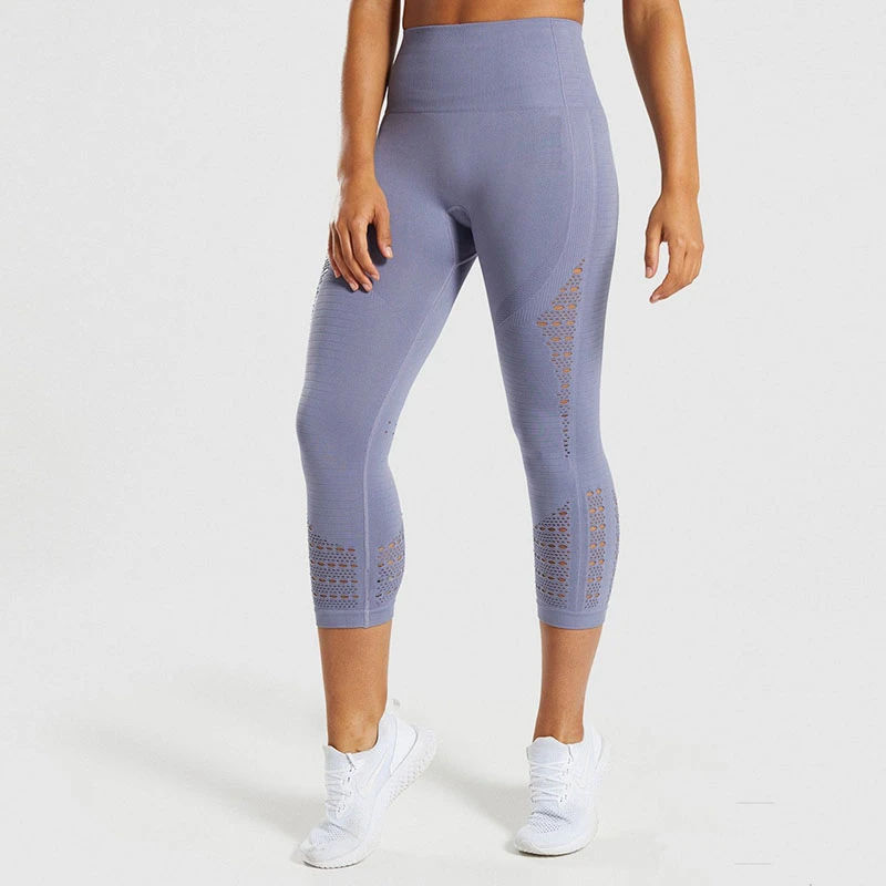 Сетчатые дышащие брюки для йоги женские спортивные Леггинсы Для Бега Фитнес Runing