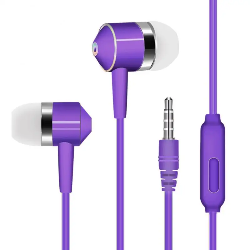 

New Universal Mobile Phone Headset In-ear Mobile Phone Headset Line Control Subwoofer For IPhone Xiaomi Earphones Accessories