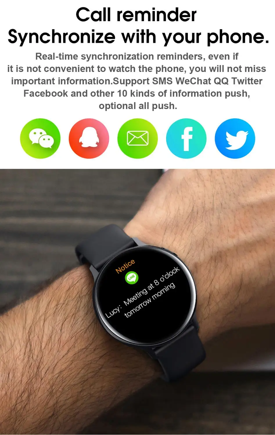 

S20 Smart Watch IP68 Waterproof Sports 1.4 Inch Full Touch Screen ECG Smartwatch Man Woman Bluetooths Bracelet for Android IOS