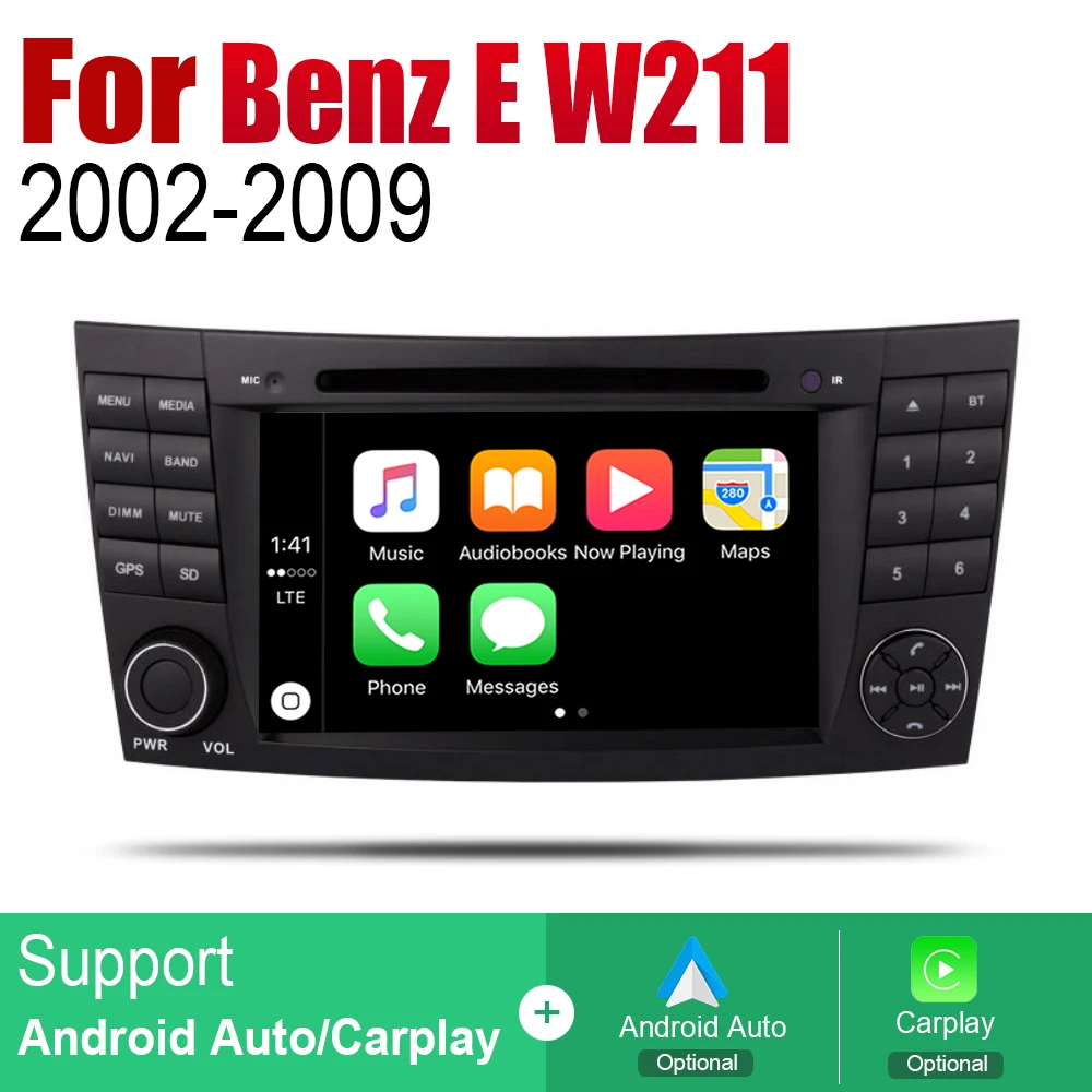 Автомагнитола на Android стерео GPS навигация для Mercedes Benz E Class W211 2002 ~ 2009 NTG Bluetooth Wi Fi
