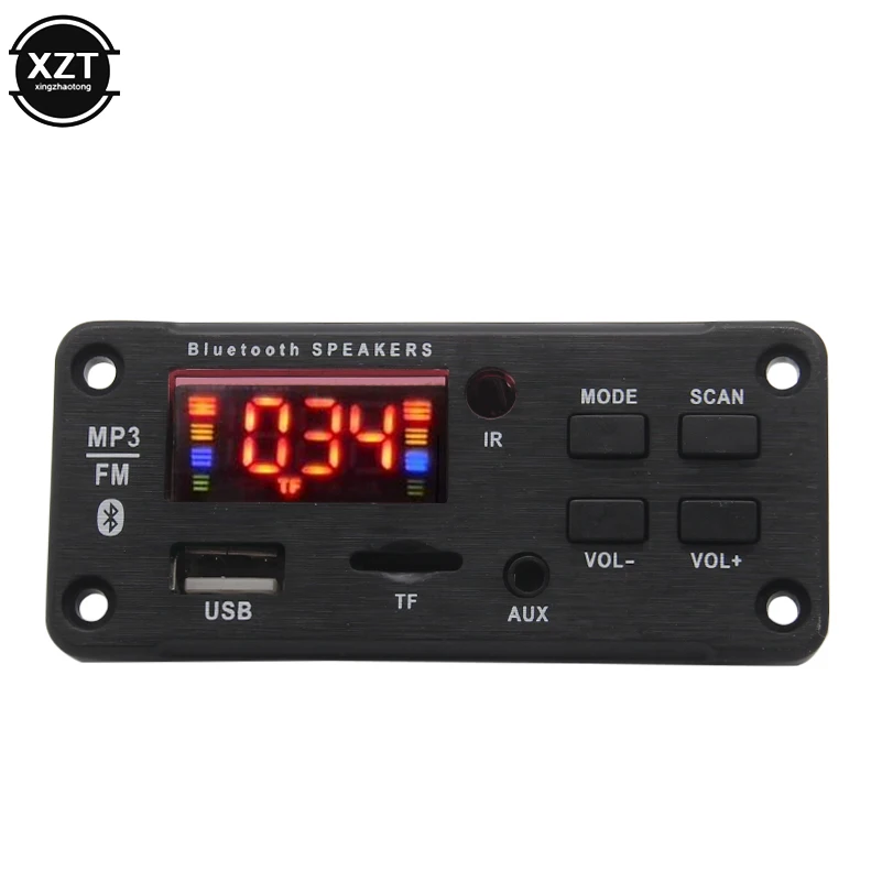Беспроводной Bluetooth MP3 WMA WAV декодер плата аудио модуль USB TF AUX FM радио цифровой