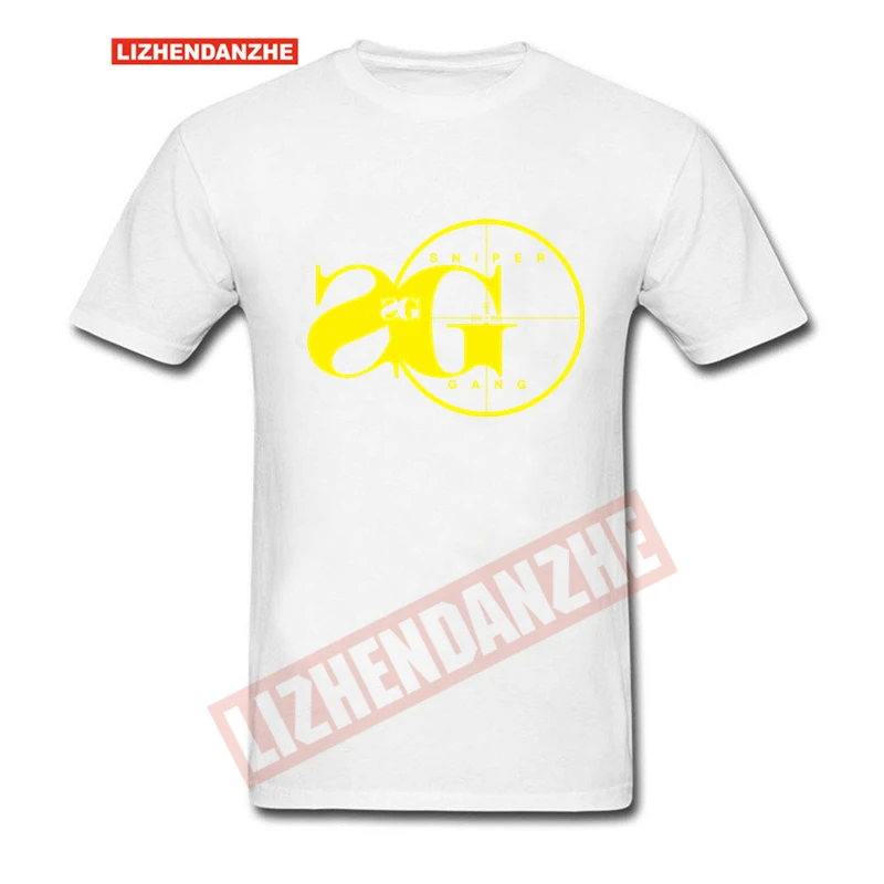 

Block Creative Men Shooting Style T-shirt, High-Quality Cotton Brand Shirt Short-Sleeved Hip-hop Clothing A86