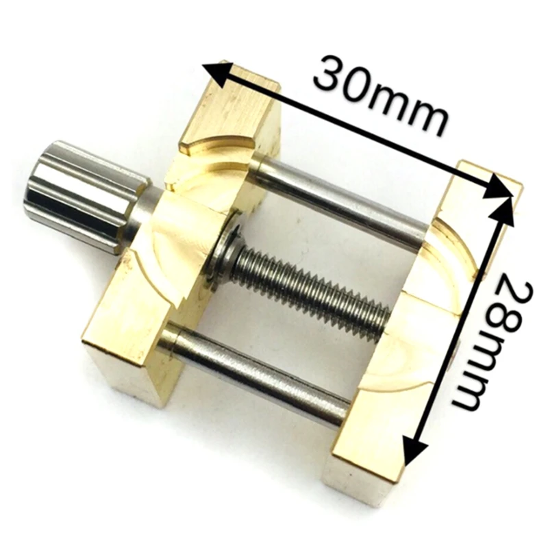 

2Pcs Brass Watch Movement Holder Fixed Base Multi Function for Watchmaker Watch Clamp Watches Repair Tools