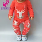 Для дял 18-дюймовой куклы праздничное платье для 43 см для ухода за ребенком для мам малышей Reborn Baby Doll Одежда Брюки для куклы для маленьких девочек Подарки на Новый год