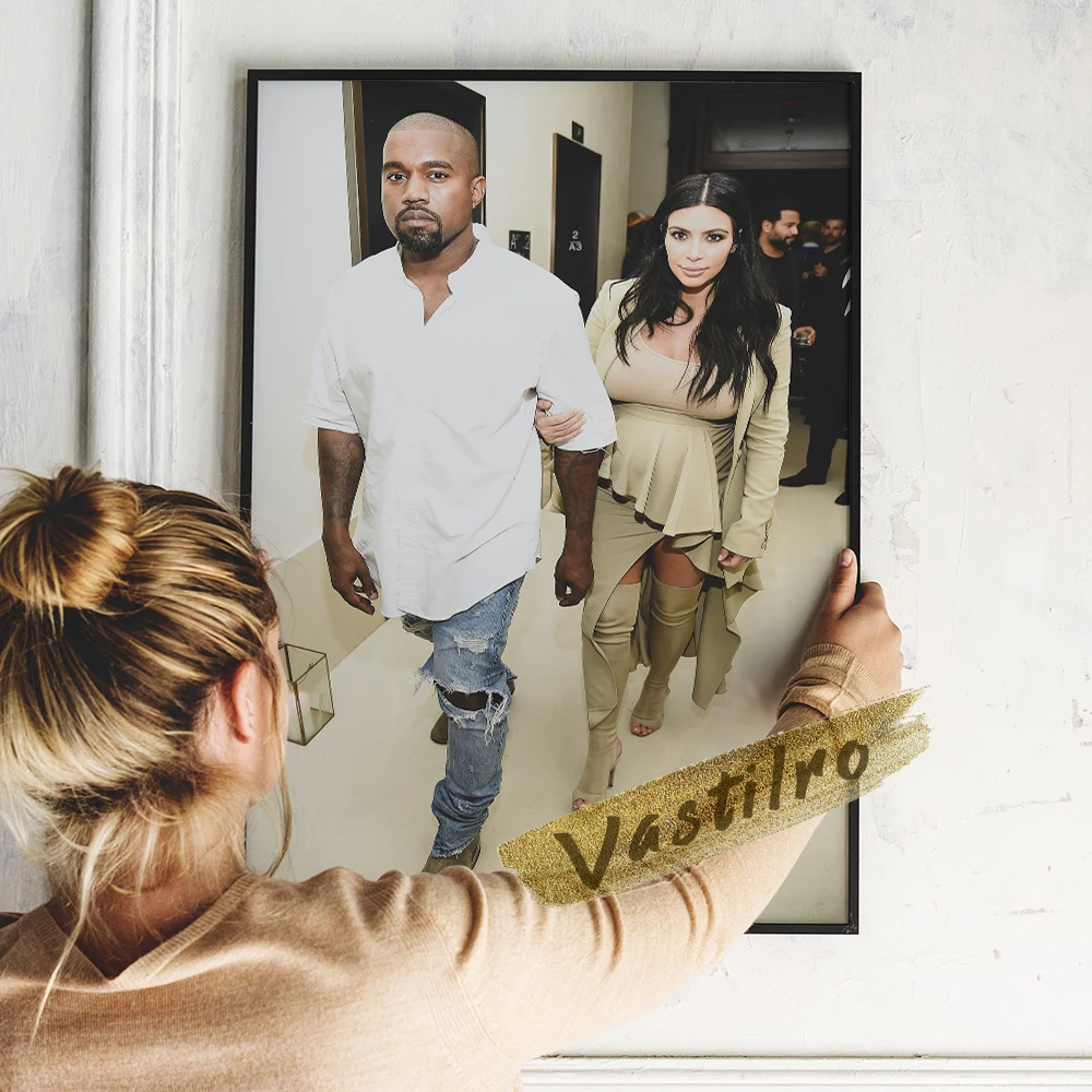 

Kanye West Rapper Poster, Hip Hop Rap Singer Wall Art, Music Star Art Prints, Nordic Kanye Wall Picture, Living Room Wall Decor