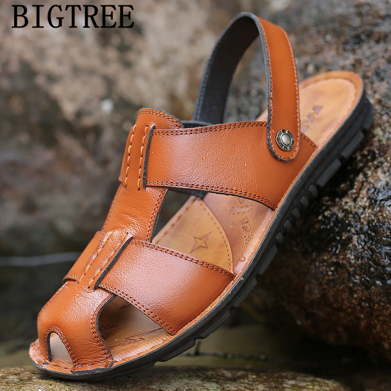 

Gladiator Sandals For Men Slides Designer Shoes Mens Sandals Genuine Leather Mens Sandals Summer Big Size 47 Fashion Shoes Buty