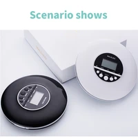 rechargeable bluetooth portable cd player suitable for family trips and cars children%e2%80%99s learning with stereo headset