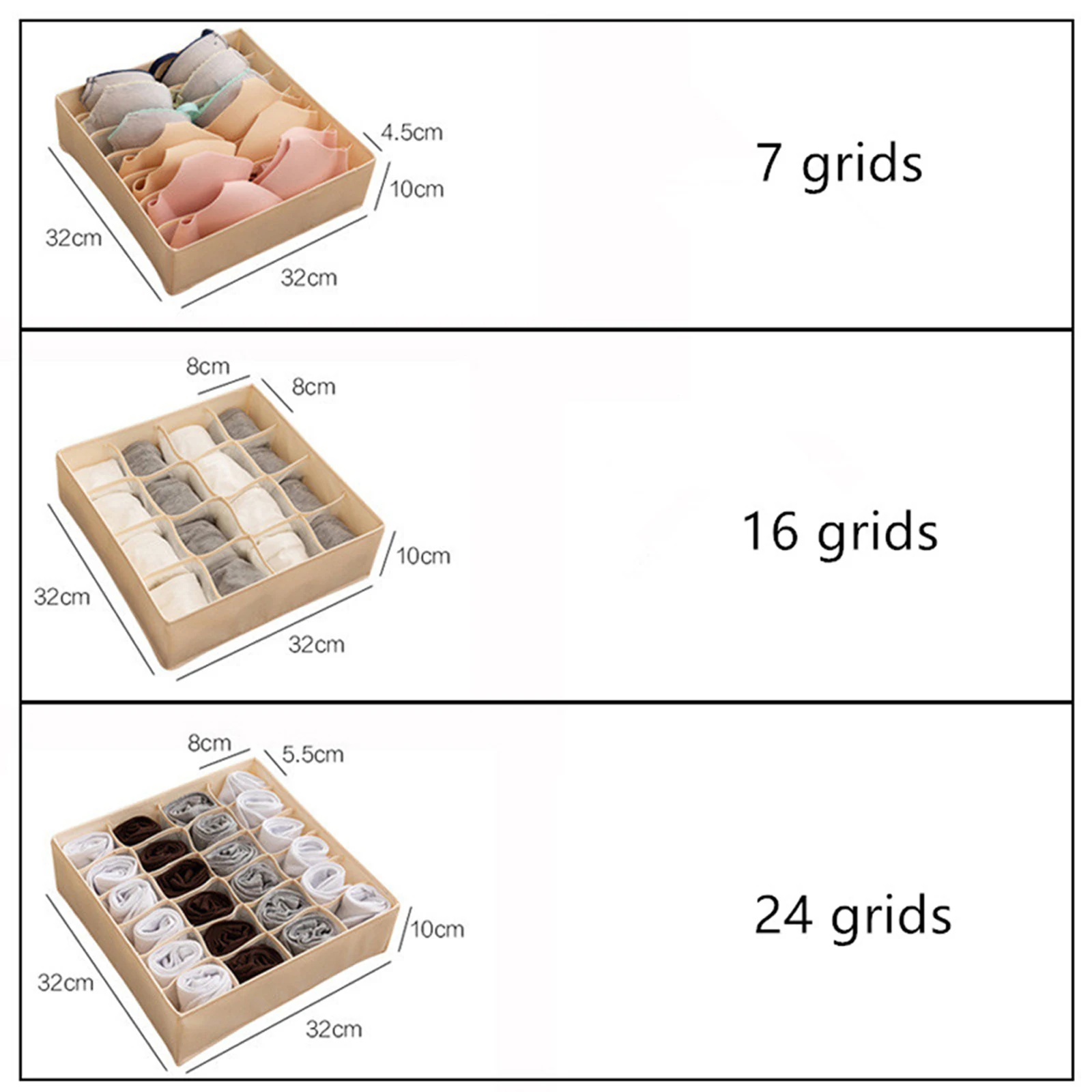 1 шт нижнее белье Органайзер Ящик для хранения нижнего белья шарфы Носки