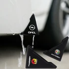 2 шт., наклейки на углы автомобильных дверей Ford Mustang Explorer FIESTA Focus Shelby GT350 Kuga Fusion