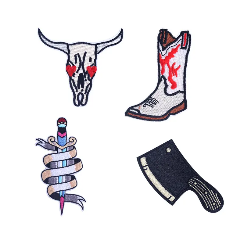 Нашивка Pulaqi в виде Головы Быка наклейки с рисунком тореадора термонаклейки для