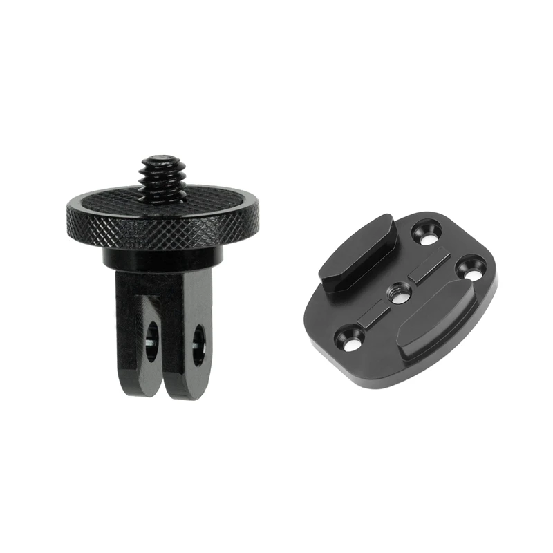 1 шт. адаптер для крепления камеры и алюминиевый ЧПУ черный плоский штатив |