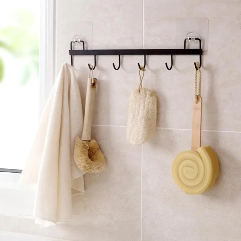 

Multi-Purpose Hooks Punch-Free Strong Hook Wrought Iron Kitchen Utensils Hook Wall Hanging Nail-Free Multi-Purpose Hooks