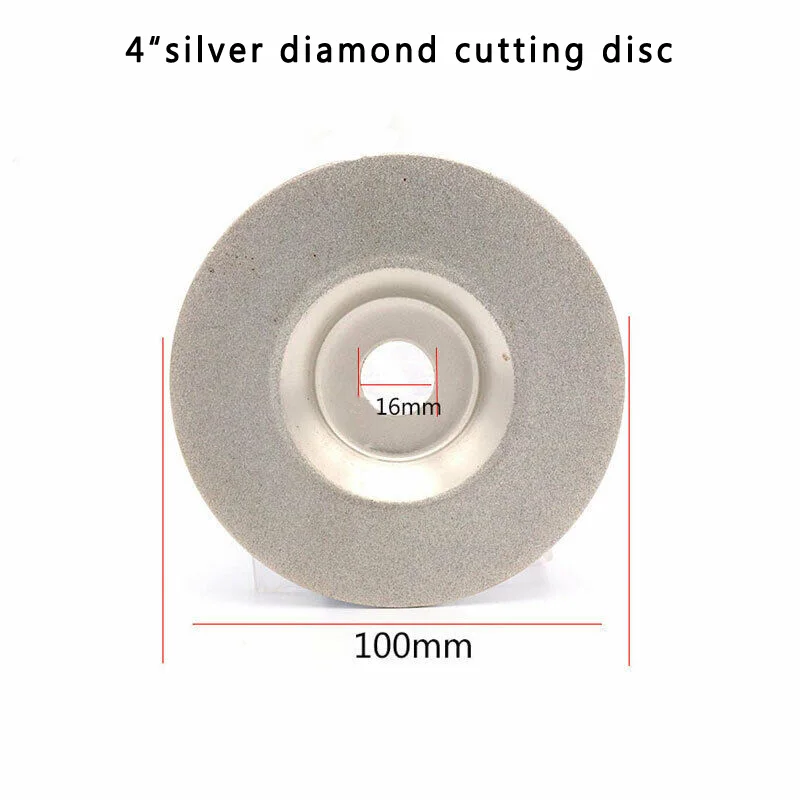 4 100 мм OD Алмазное покрытие режущий диск плоское Колесо Шлифовальные пластины