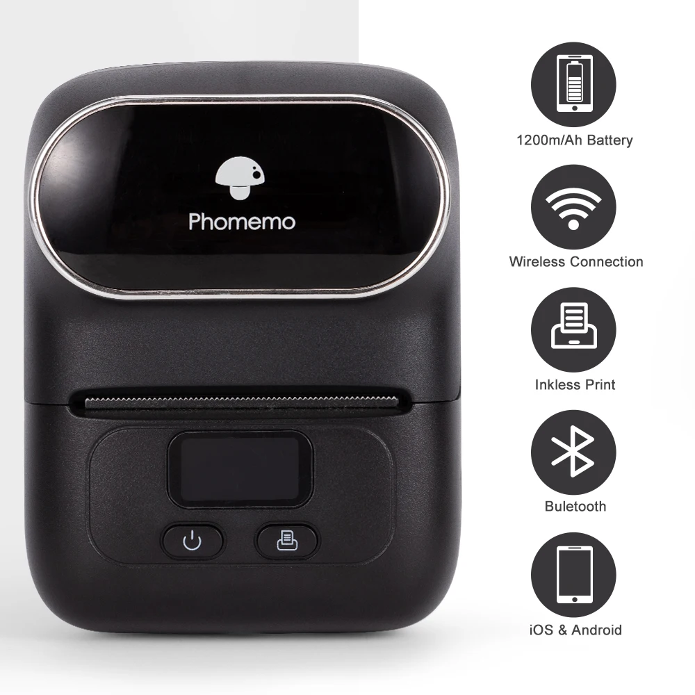 Phomemo-M110 принтер для этикеток печати без чернил одежды ювелирных изделий