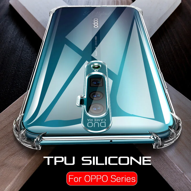 Прозрачная подушка безопасности для oppo realme 6 5 3 2 Q c1 c2 xt x x2 x50 pro силиконовый чехол a5