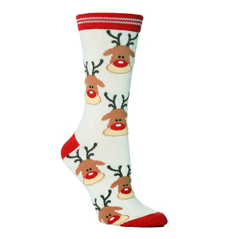

2019 new Cartoon Winter Warm Women Christmas Socks Santa Claus Xmas Tree Stocking Hosiery Soft Warm Men Christmas Socks hot