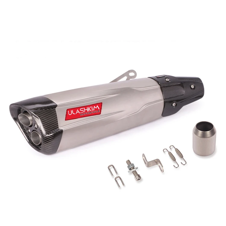 Universal Motorcycle Exhaust Muffler Elbow Pipe Refit Accessories TRK 502C Z400 CBR650F Huanglong 600 K6 K7 GSXR 750 | Автомобили и