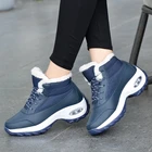 Женские зимние ботинки Valstone, теплые меховые сапоги на платформе с подкладкой, плюшевая уличная зимняя обувь, комфортная нескользящая обувь, Размеры 35-41