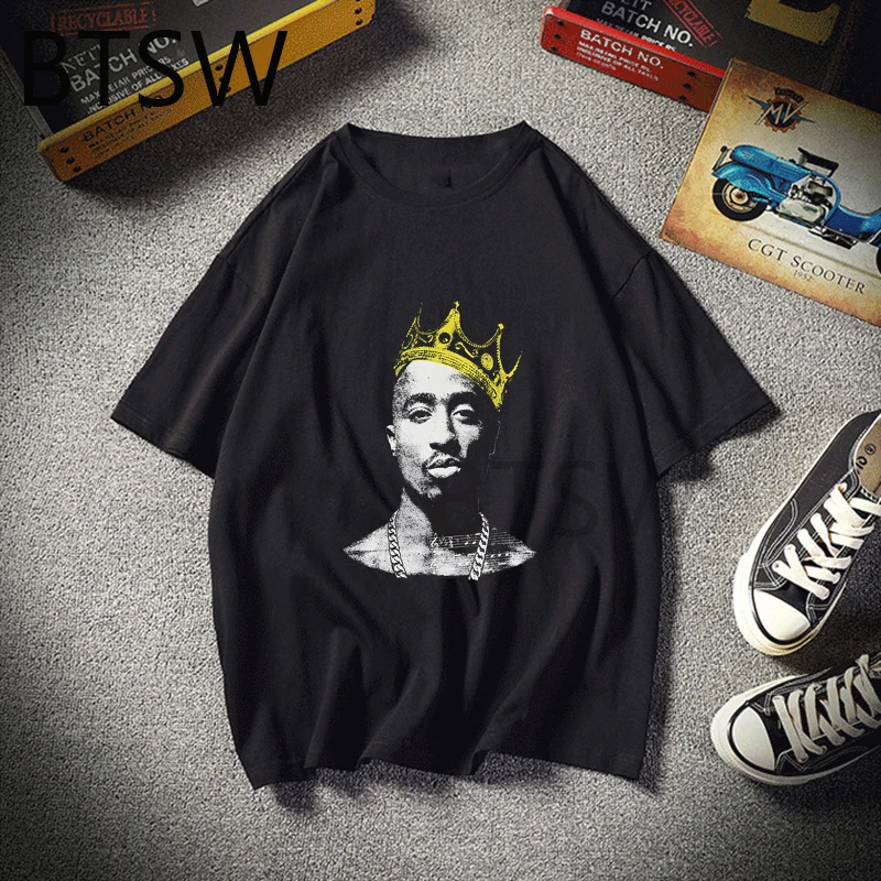 2021 в стиле хип хоп рок с круглым вырезом музыки футболка Тупак 2PAC R.I.P Модные