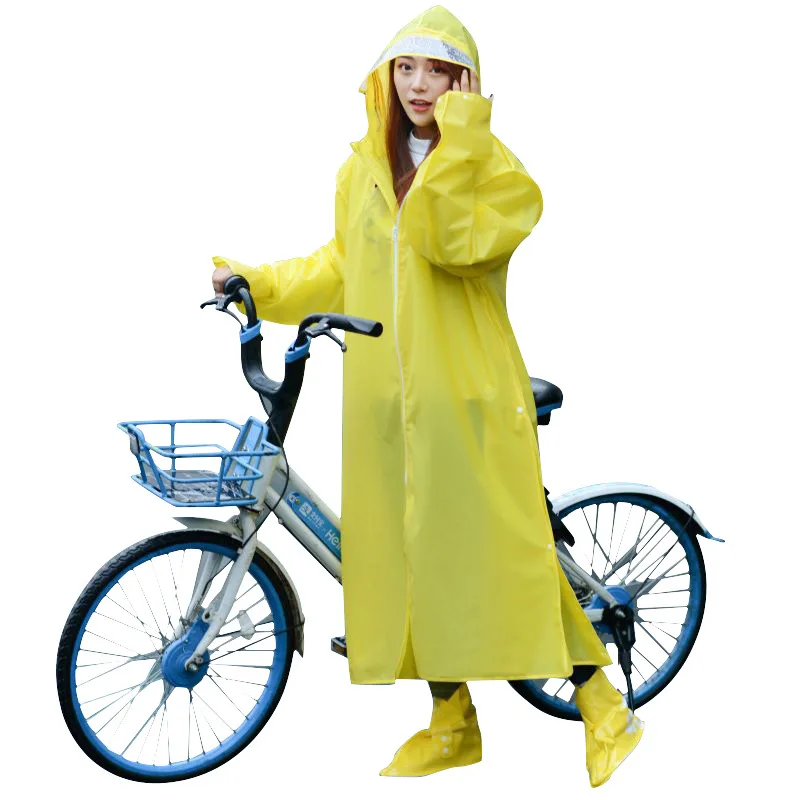 

4-in-1 Raincoat Hiking Adult One-Piece Raincoat Fashion Transparent Outdoor Multi-Functional Poncho Electric Car Rain Clothes