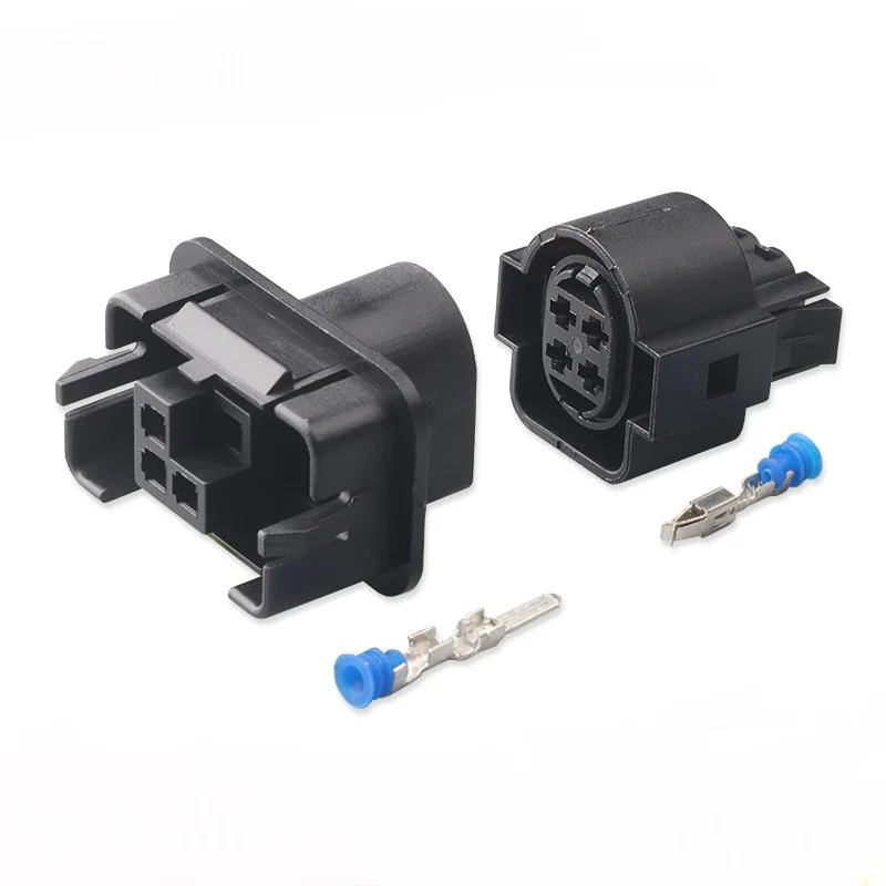 100 комплектов, 4 контакта 1H0973734 автомобильный разъем для лампы освесветильник автомобиля, гнездо автомобильного гнезда, штекер, 1H0 973 734