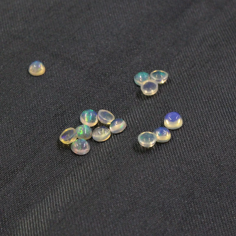 _ 3 мм 4 круглый Опал свободный драгоценный камень 100% натуральный опал для