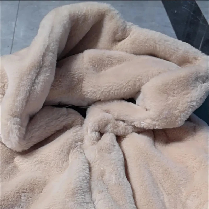 Женская одежда жилет с капюшоном из искусственного меха куртка на осень и зиму