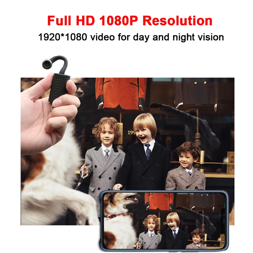 Hebeiros HD 1080P Smart экшн камера с Wi Fi подключением USB видеонаблюдения IP Камера
