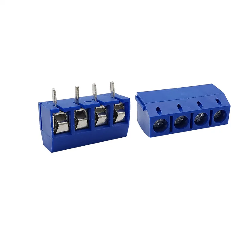 

5/10/20Pcs KF301 4Pin 5.0mm PCB Screw Terminal Block Connector KF301-5.0-4P Straight Pin Terminals Blue