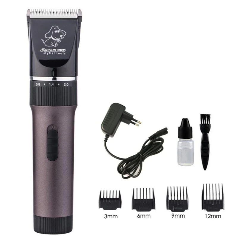 Лидер продаж, профессиональный набор для ухода, перезаряжаемый триммер для волос для домашних животных, кошек, собак, электрическая машинка для стрижки, бритва, набор для стрижки