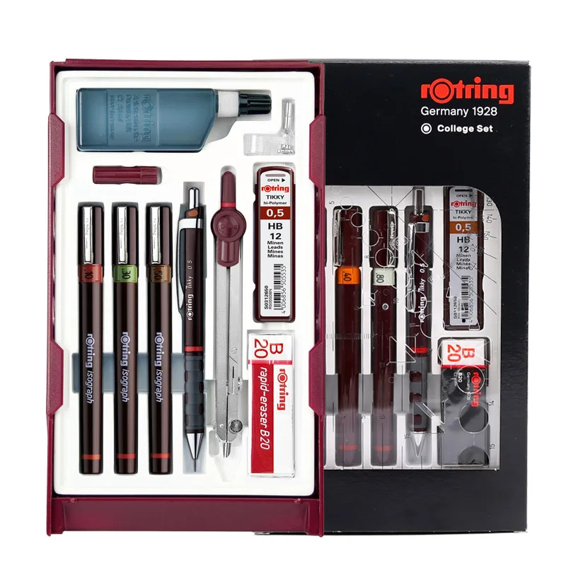 

Holbein Rotring Needle Pen Master Waterproof Stroke Architectural Engineer Professional Drawing Design Comics Needle Pen Set