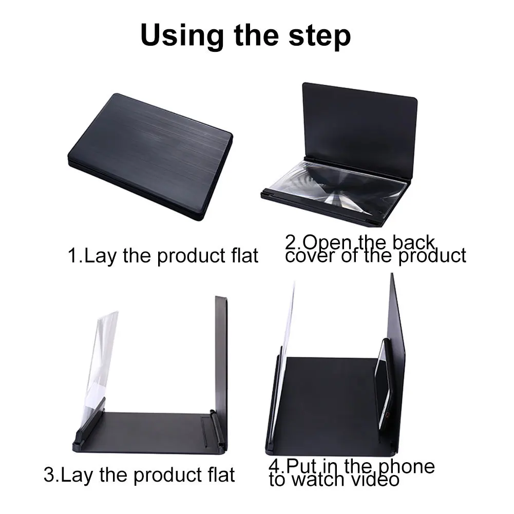 12 дюймовый складной сотовый увеличитель для экрана телефона радиационная защита