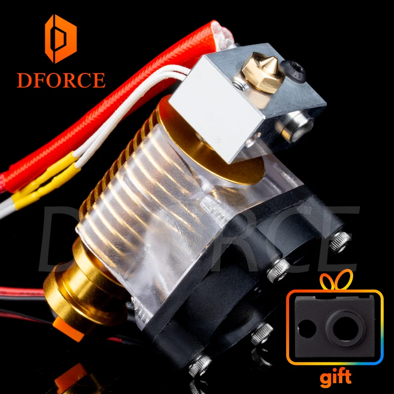 V6 gold HeatSink v6 hotend 12 В/24 В пульт дистанционного управления Bowen J head и кронштейн