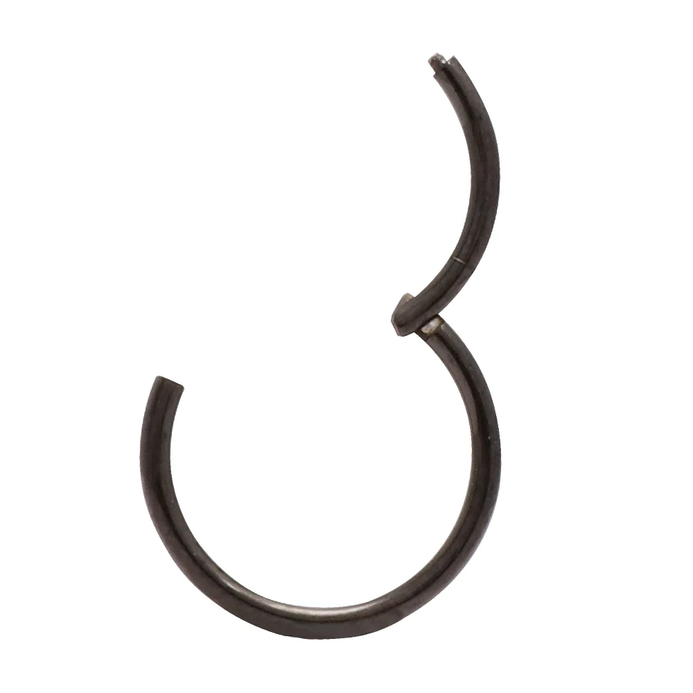 Blue 20 г 18 г 16 г 14 г 316l хирургическая сталь Спираль Daith Tragus Пирсинг ювелирные изделия для тела шарнирный сегмент нос кольцо обруч губы кольца серьги - Окраска металла: Blue
