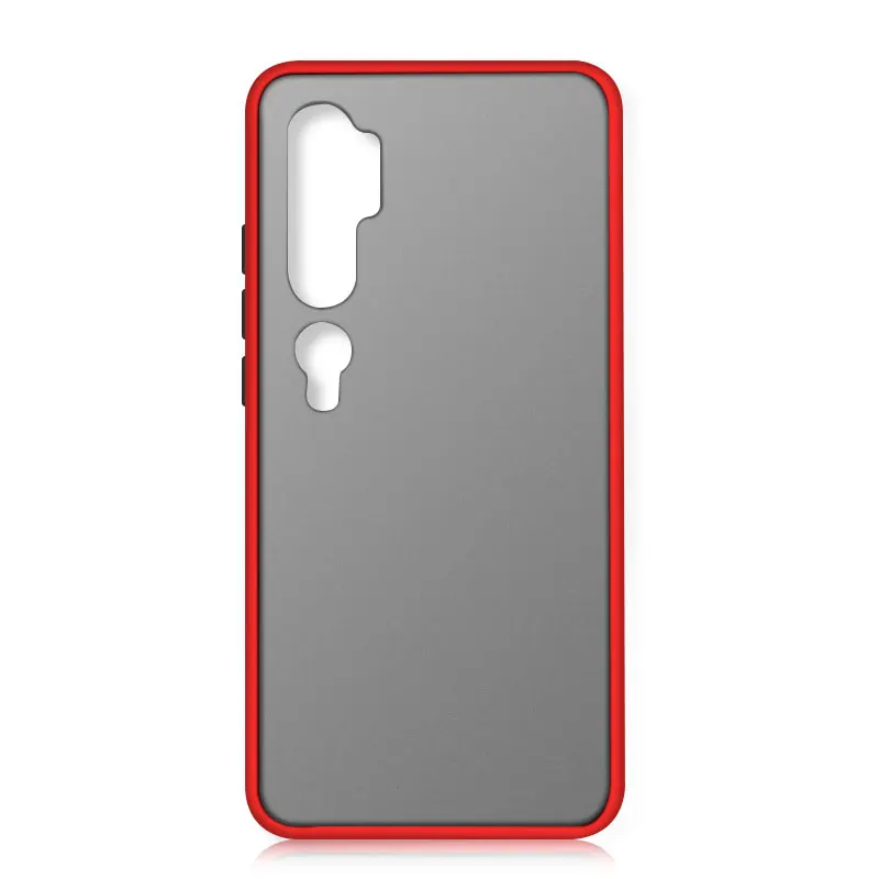 Red Чехол для Xiaomi mi CC9 Pro контрастного цвета, силиконовый защитный чехол для телефона, mi Note 10 Pro CC9e A3 LITE, матовый чехол - Цвет: Red