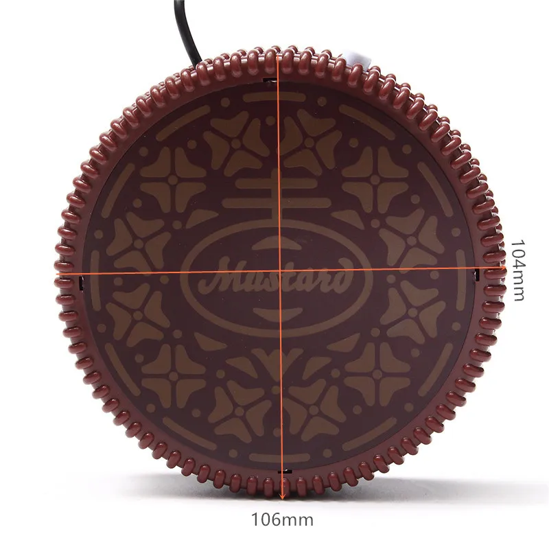 

USB-POWERED UK Mat Cup Warmer Milk Heater Coffee Mug Drink Coaster Tea Insulation USB Mug Heating Pad COOKIE Design Cup